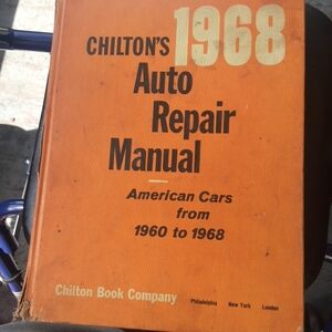 Chilton's shop manual for American cars 1960 through  1968